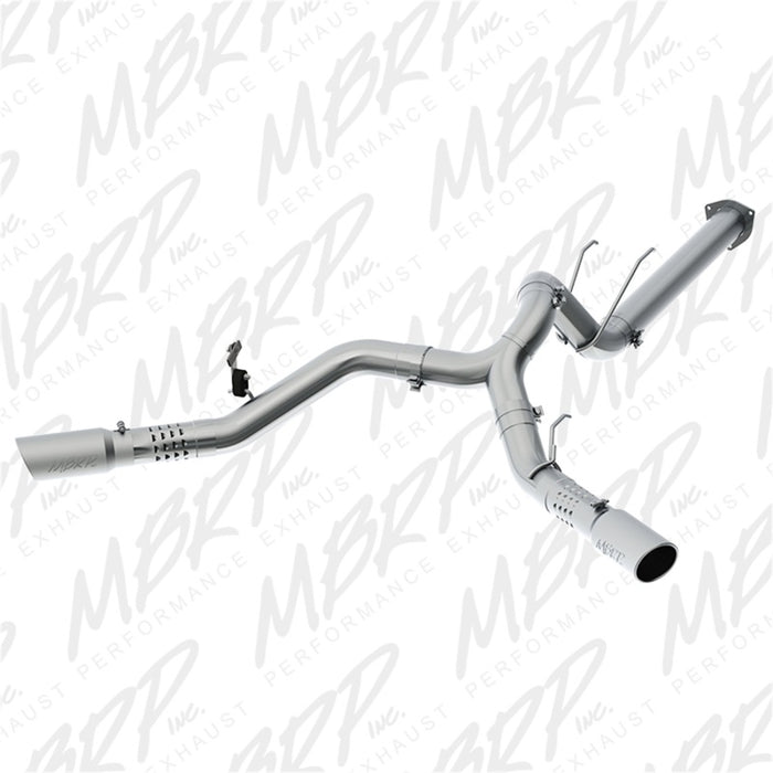 MBRP Fits 17-19 Ford F-250/350/450 6.7L 4in Filter Back Cool Duals T409 Exhaust