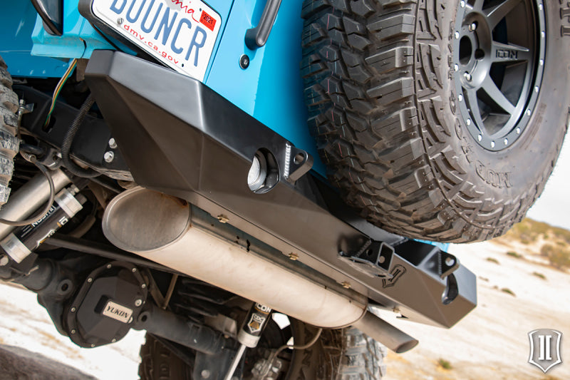 ICON Fits 07-18 Jeep Wrangler JK Pro Series 2 Rear Bumper W/hitch/tabs