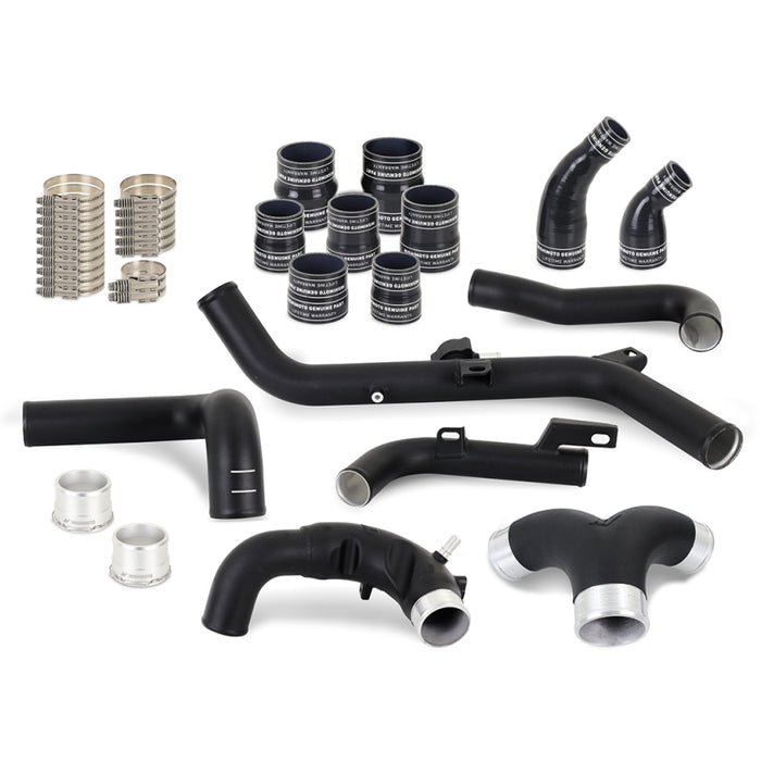 Mishimoto Fits 21+ Bronco 2.7 Stock Location INT Kit MWBK Pipes SL Cooler