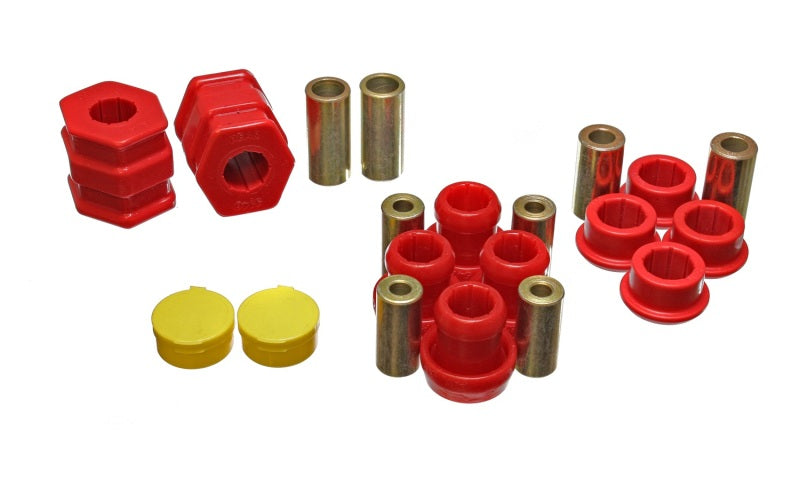 Fits Energy Suspension 99-00 Honda Civic Si Red Front Control Arm Bushing Set