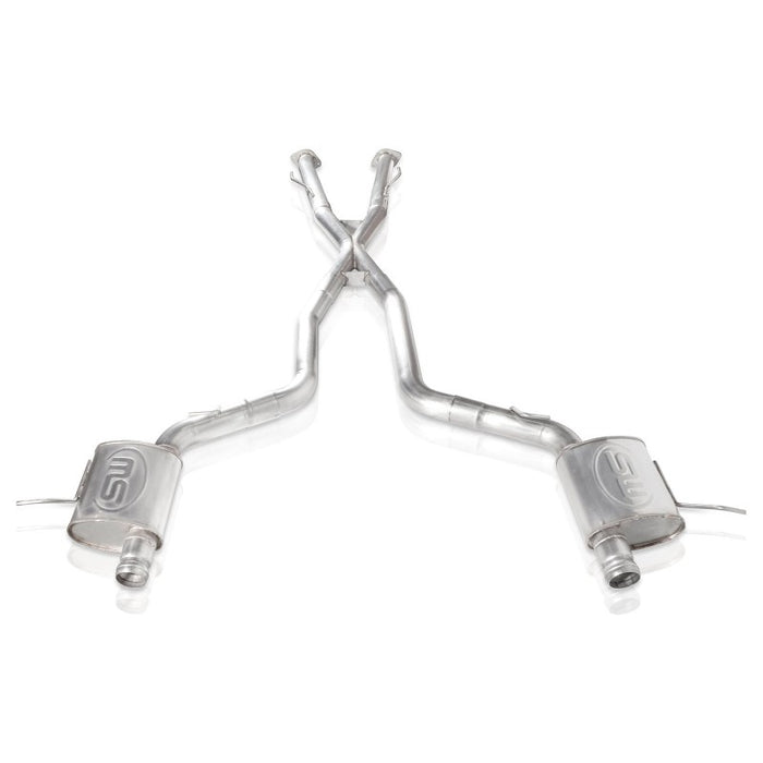 Stainless Works Fits 2018 Jeep TrackHawk 6.2L 3in Catback System X-Pipe Turbo