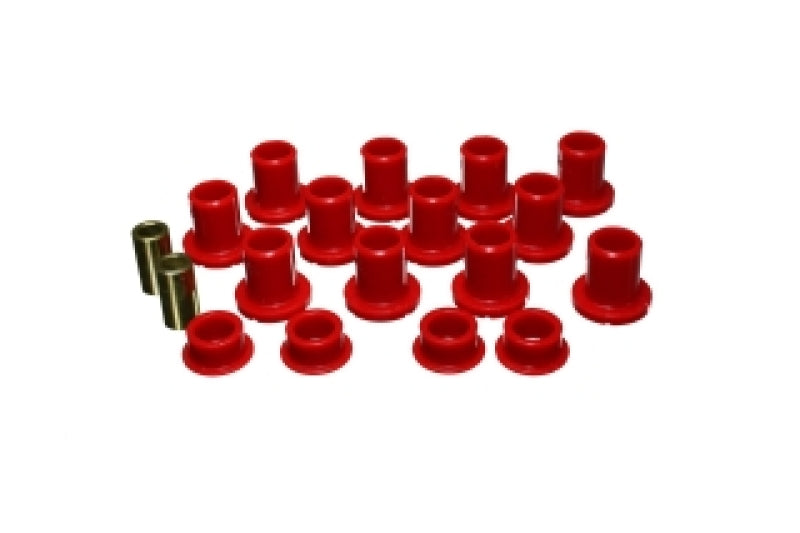 Fits Energy Suspension RZR XP 1000 Front Control Arm Bushings - Red