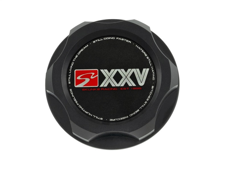Fits Skunk2 Honda Billet Oil Cap (M33 X 2.8) (25th Anniversary Black)