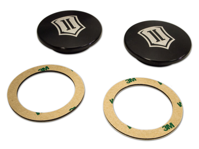 ICON Tubular Upper Fits Control Arm Billet Cap Set