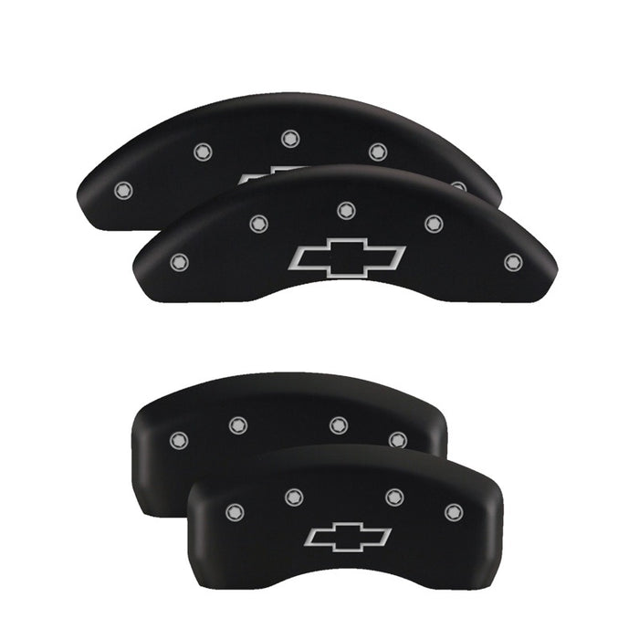 MGP Fits 4 Caliper Covers Engraved Front &amp; Rear Gen 5/Camaro Red Finish